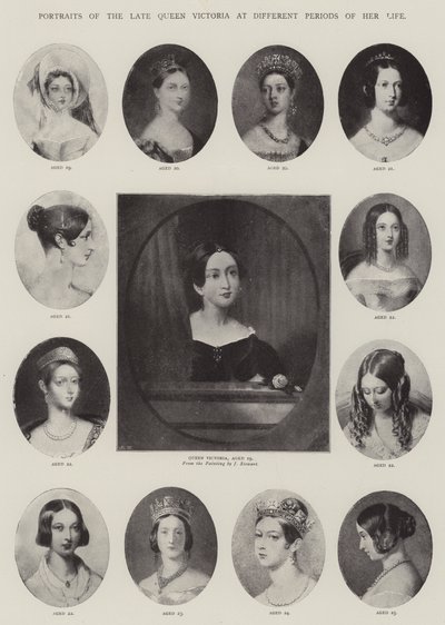 Portraits of the late Queen Victoria at Different Periods of her Life by J. Stewart